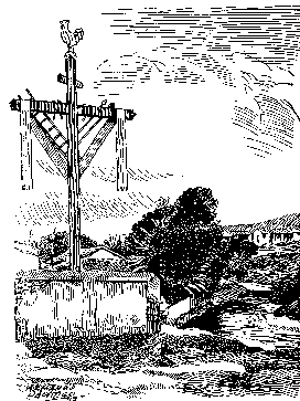 O antigo cruzeiro do Betume, hoje em outro local, nas imediações daquele mesmo bairro